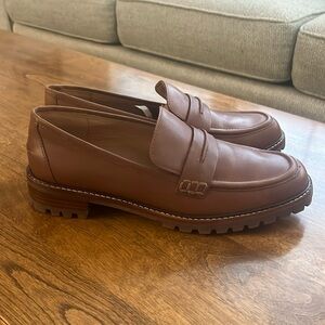 Madewell The Corinne Lugsole Loafer Women’s size 9 brown
